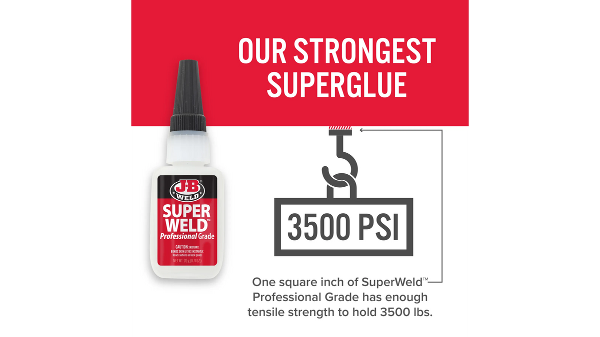 JB Weld SuperWeld Instant Adhesive 20g