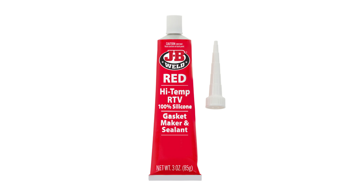 JB Weld Hi Temp Red Silicone Gasket Maker and Sealant 85g
