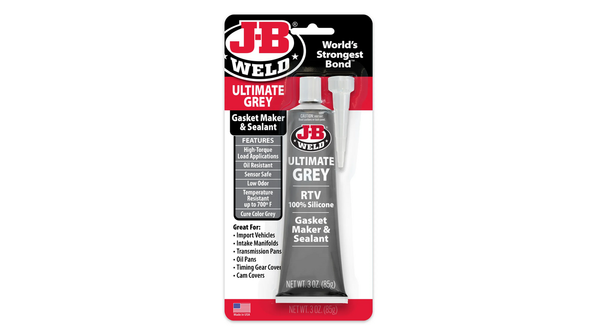 JB Weld Ultimate Grey Silicone Gasket Maker and Sealant 85g