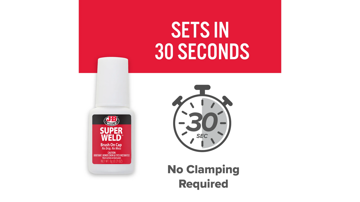 JB Weld SuperWeld Brush-On Instant Adhesive 6g