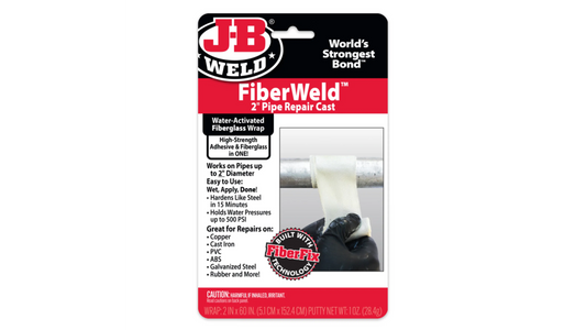 JB Weld FiberWeld 2" Pipe Repair Cast 5cm x 121cm Fiberglass Wrap