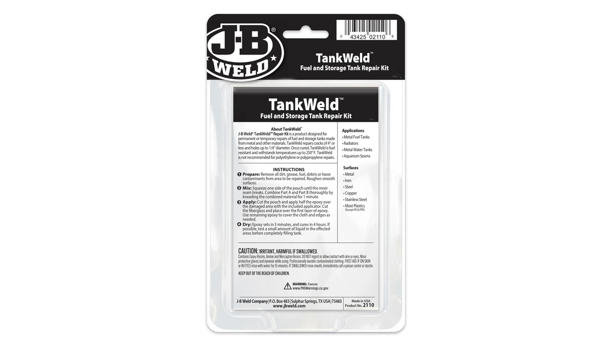 JB Weld Tank Weld Repair Kit