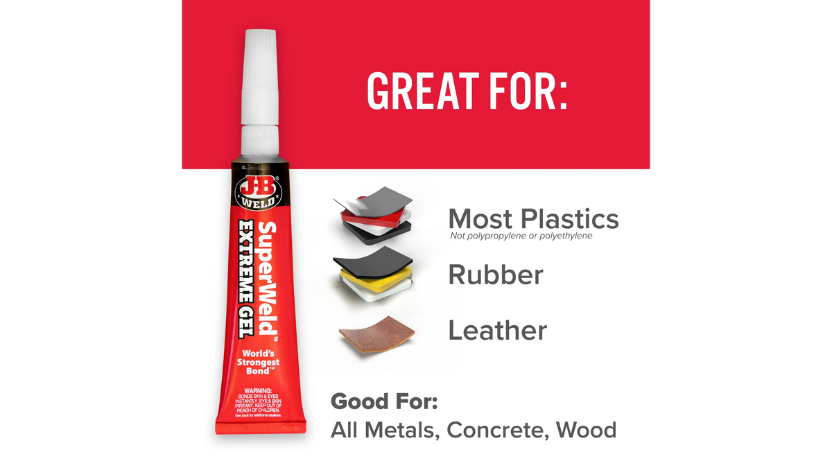 JB Weld SuperWeld Extreme Instant Adhesive 15g