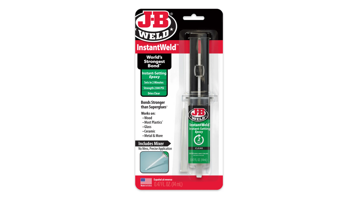 JB Weld InstantWeld Syringe Instant Setting Epoxy 14ml