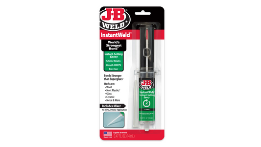 JB Weld InstantWeld Syringe Instant Setting Epoxy 14ml