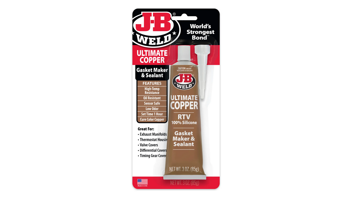 JB Weld Ultimate Copper Silicone Gasket Maker and Sealant 85g