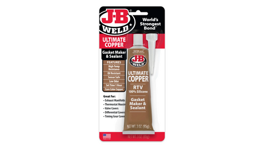 JB Weld Ultimate Copper Silicone Gasket Maker and Sealant 85g