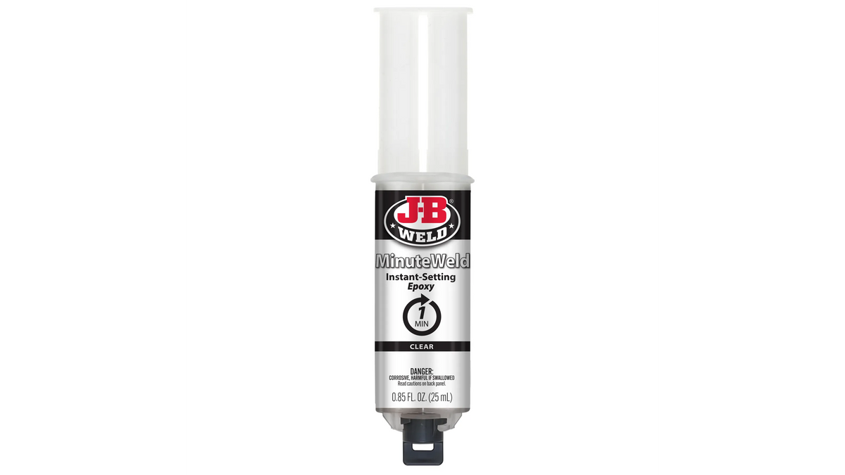 JB Weld MinuteWeld Syringe Instant Setting Epoxy 25ml