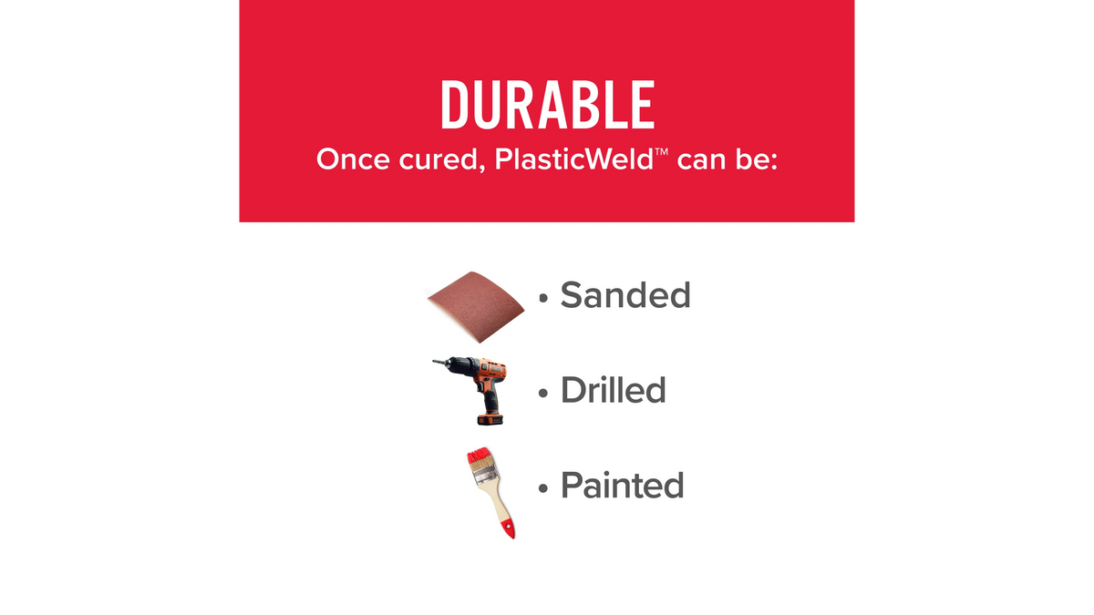 JB Weld PlastiWeld Plastic Repair Epoxy Putty 57g