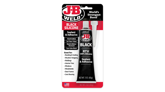 JB Weld Black Silicone Sealant and Adhesive 85g