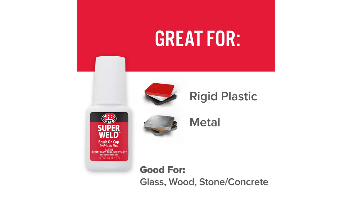 JB Weld SuperWeld Brush-On Instant Adhesive 6g