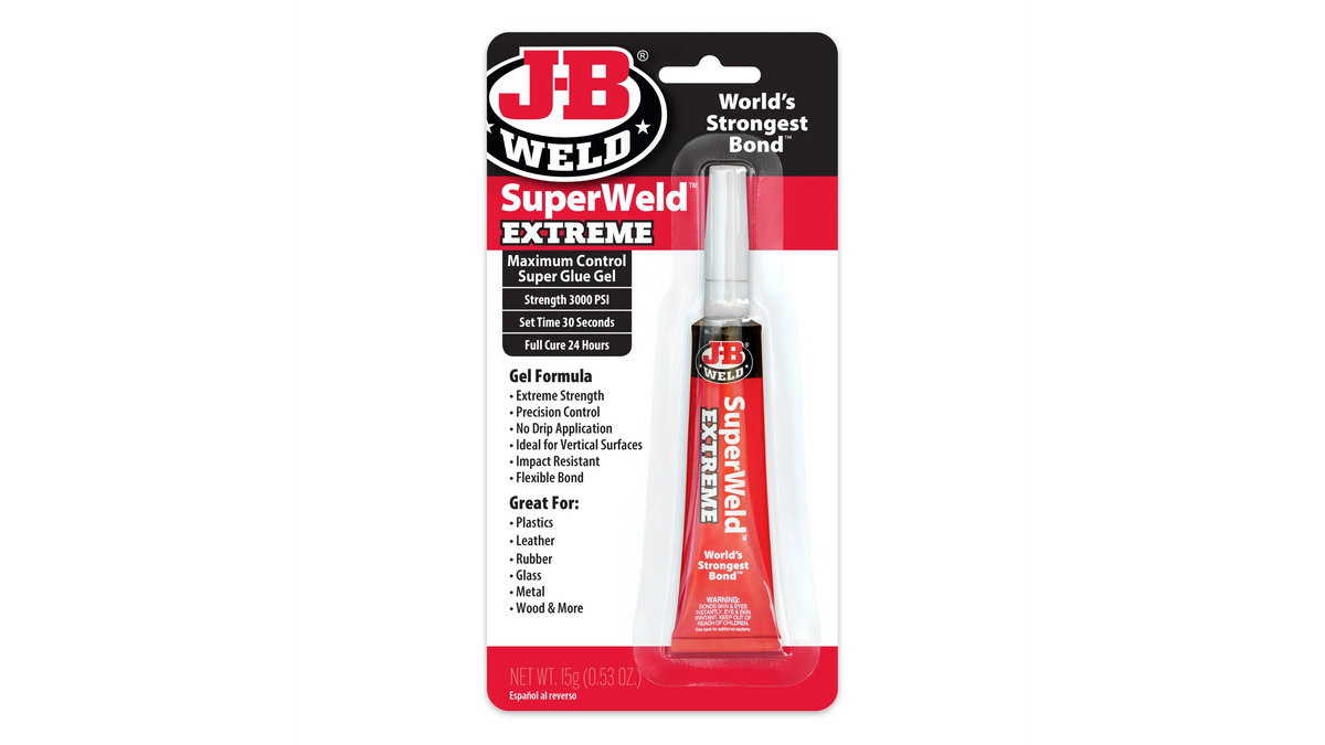 JB Weld SuperWeld Extreme Instant Adhesive 15g