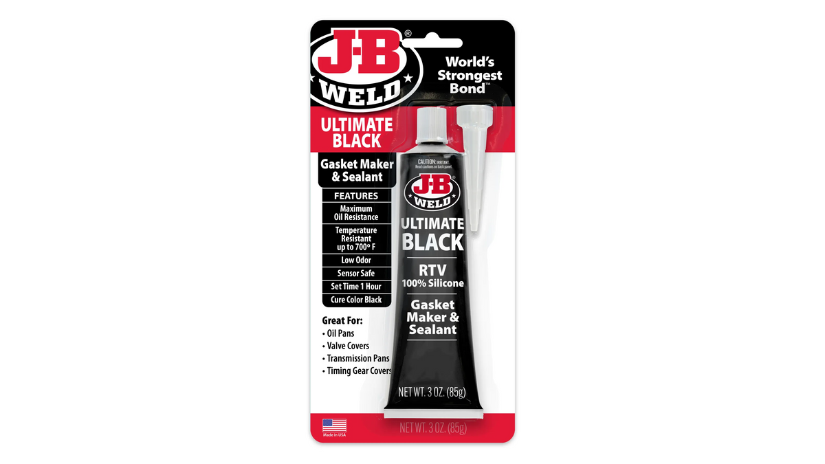 JB Weld Ultimate Black Silicone Gasket Maker and Sealant 85g