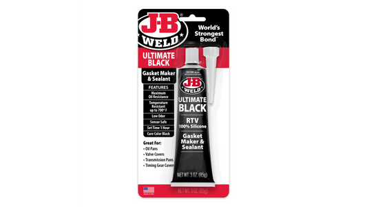 JB Weld Ultimate Black Silicone Gasket Maker and Sealant 85g