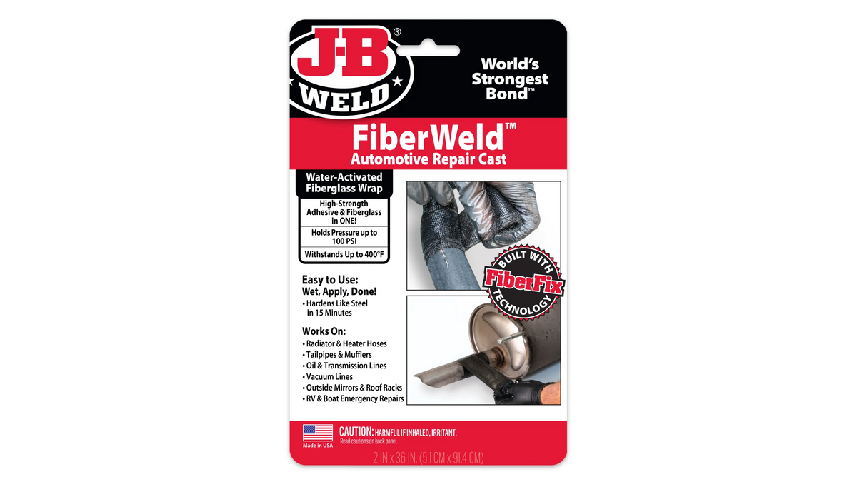 JB Weld FiberWeld Automotive Repair Cast 5cm x 91cm Fiberglass Wrap