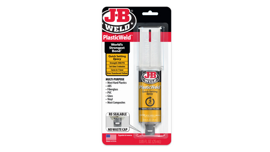 JB Weld PlasticWeld 5 Minute Quick Setting Epoxy 25ml