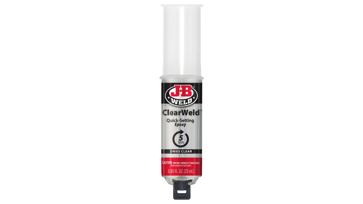 JB Weld ClearWeld 5 Minute Quick Setting Epoxy 25ml