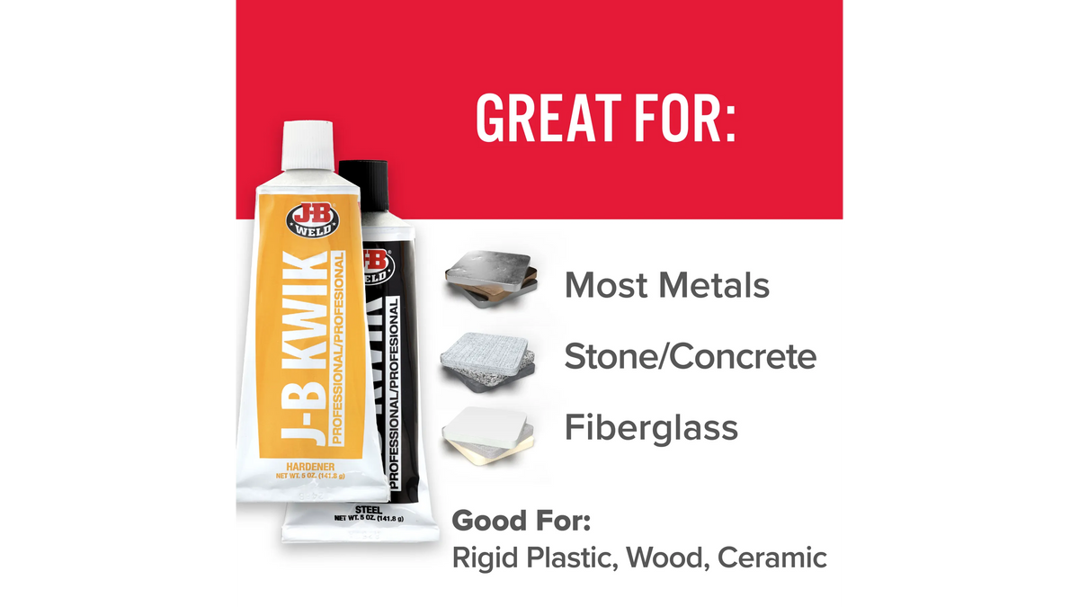 JB Weld KwikWeld Professional Quick Setting Steel Reinforced Epoxy 283.6g