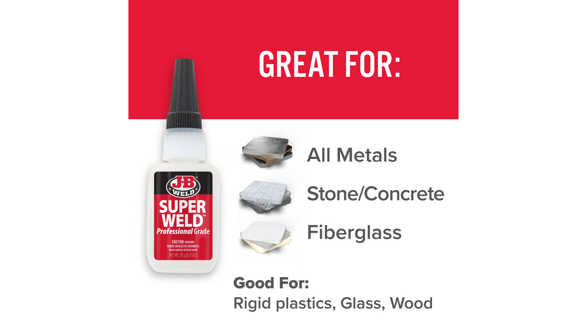 JB Weld SuperWeld Instant Adhesive 20g