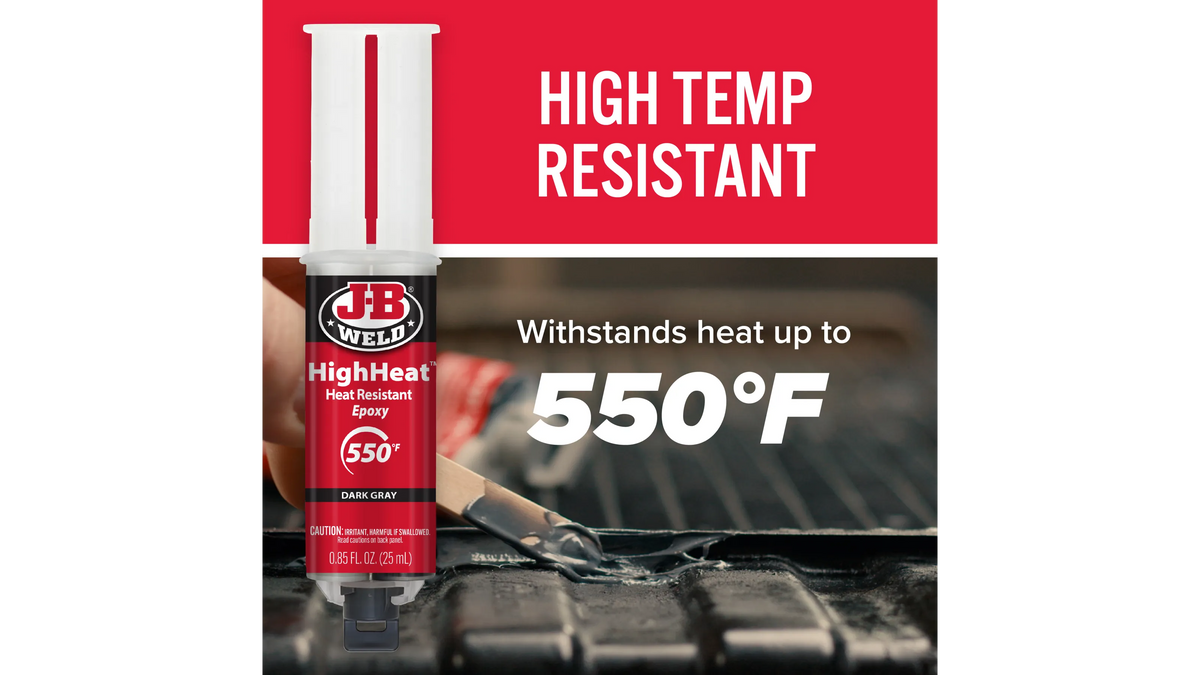 JB Weld HighHeat Syringe Heat Resistant Epoxy 25ml