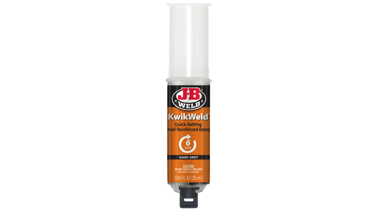 JB Weld KwikWeld 6 Minute Quick Setting Steel Reinforced Epoxy 25ml