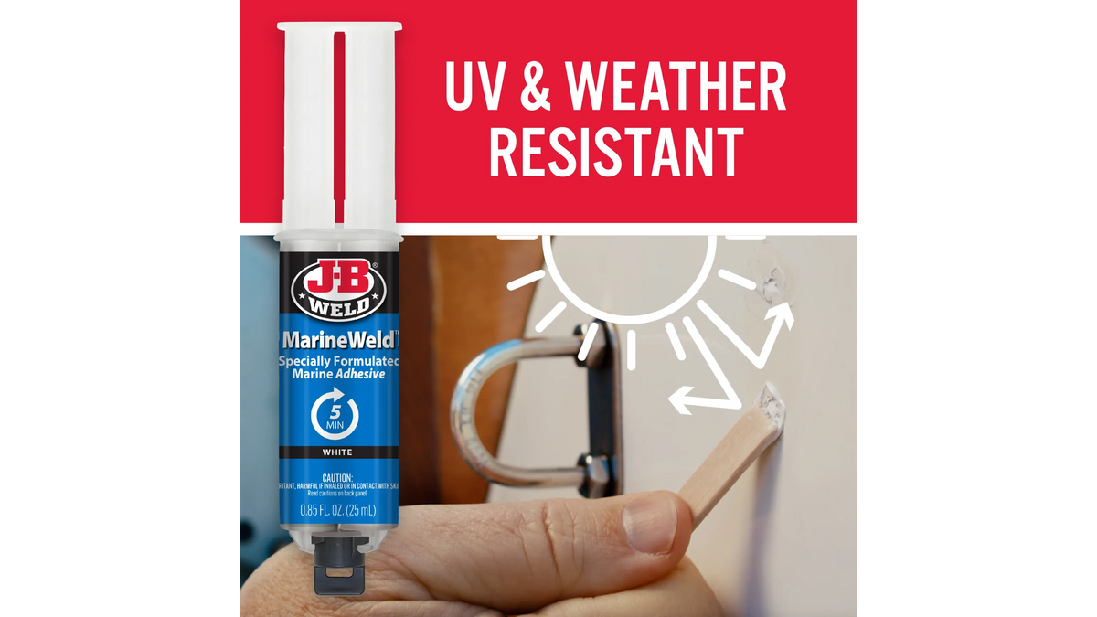 JB Weld MarineWeld Syringe Marine Adhesive and Sealant 25ml