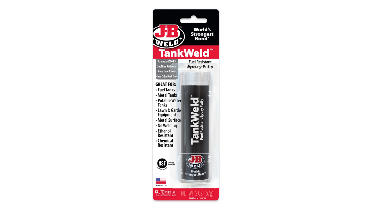 JB Weld TankWeld Fuel Resistant Epoxy Putty 57g
