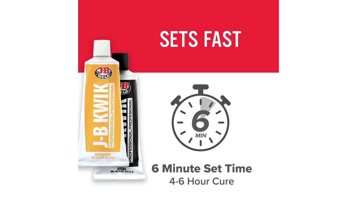 JB Weld KwikWeld Professional Quick Setting Steel Reinforced Epoxy 283.6g