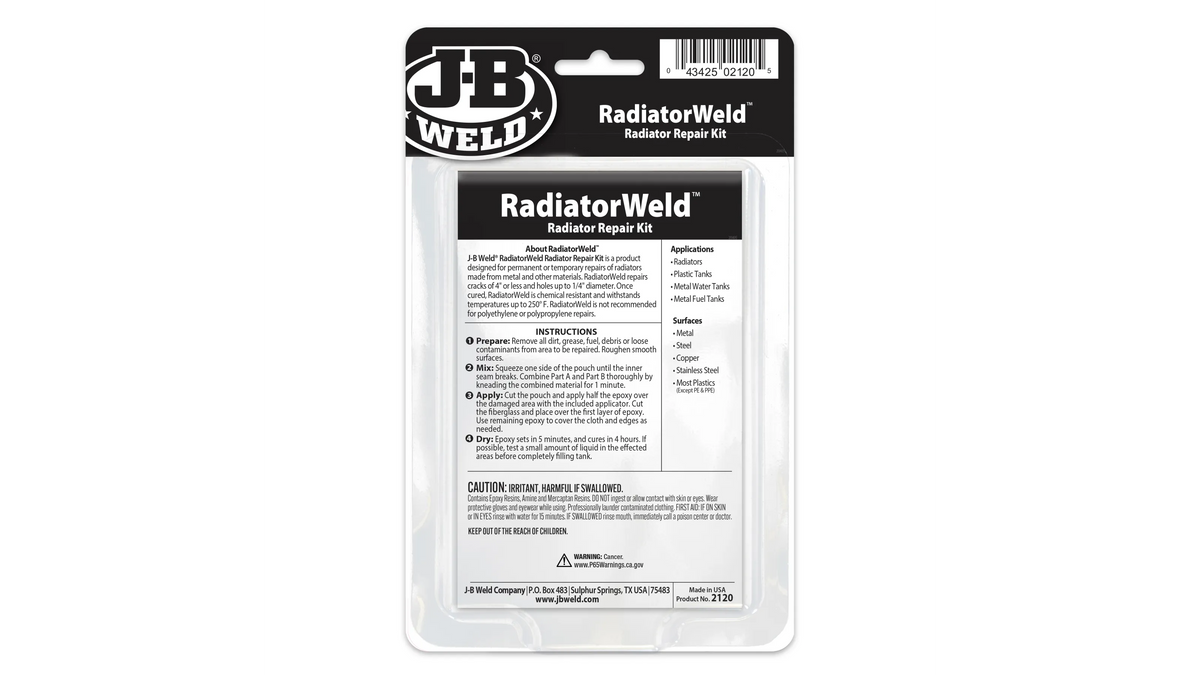 JB Weld Radiator Weld Repair Kit