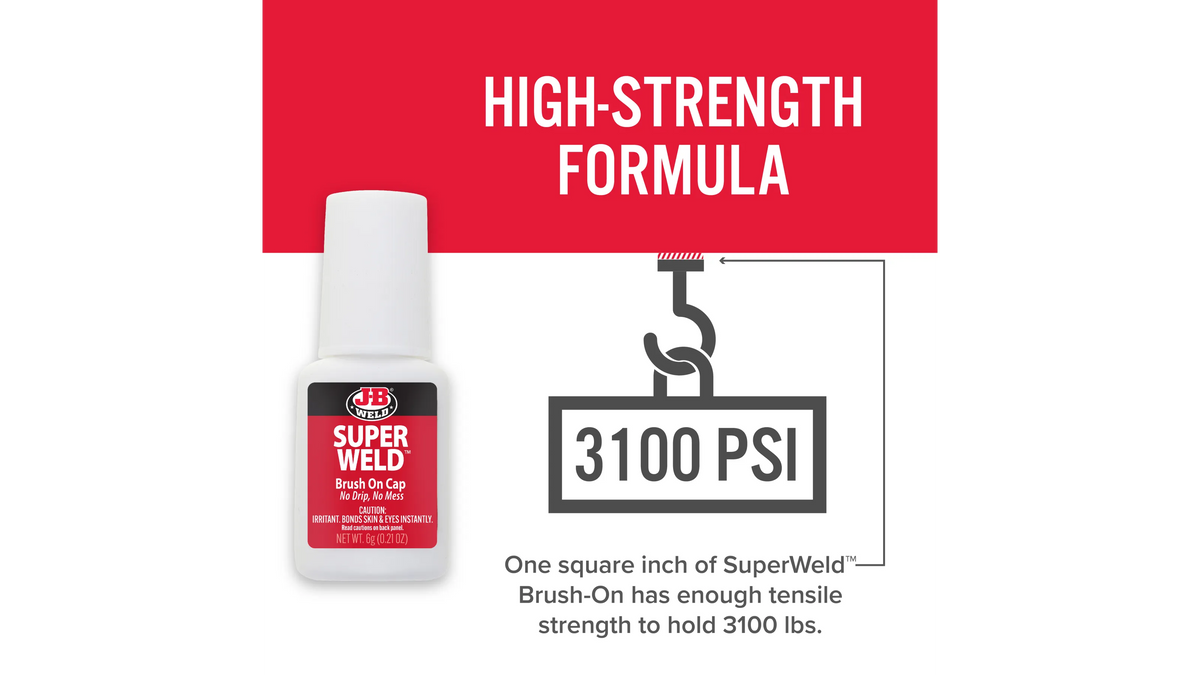 JB Weld SuperWeld Brush-On Instant Adhesive 6g