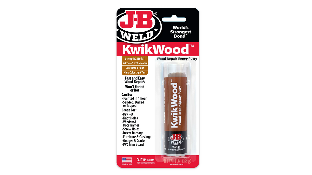 JB Weld KwikWood Wood Repair Epoxy Putty 28g
