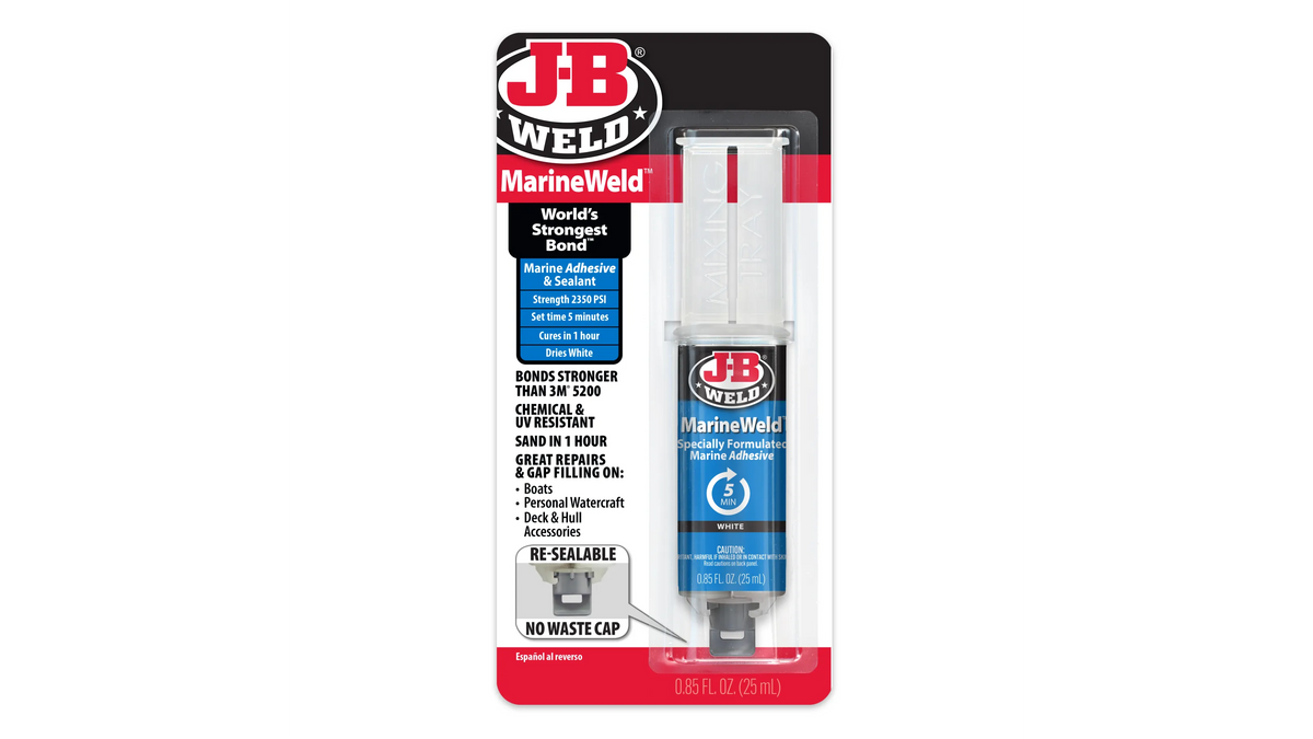 JB Weld MarineWeld Syringe Marine Adhesive and Sealant 25ml