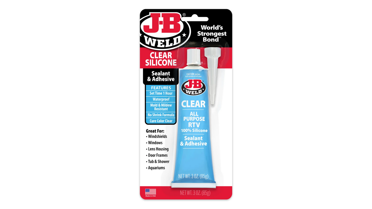 JB Weld Clear Silicone Sealant and Adhesive 85g