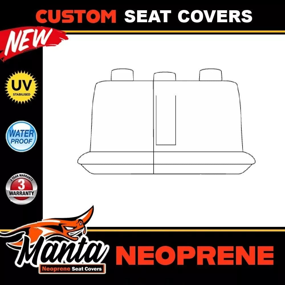 Manta Neoprene Rear Seat Covers For HONDA CRV RW Vi VTi VTi-S VTi-LX VTI-X 2017-2023