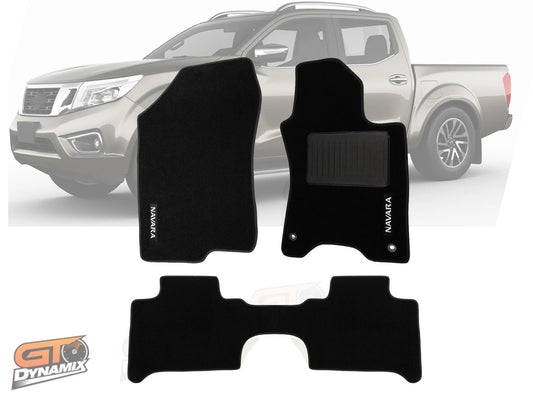 Custom made Floor Mats For Nissan Navara D23 NP300 ST-X ST 3/2015-2025 BLACK