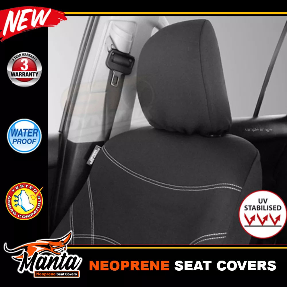Manta Neoprene Front Seat Covers For HONDA CIVIC VTi VTi-SVTi-L VTi-LX RS 2017-2021