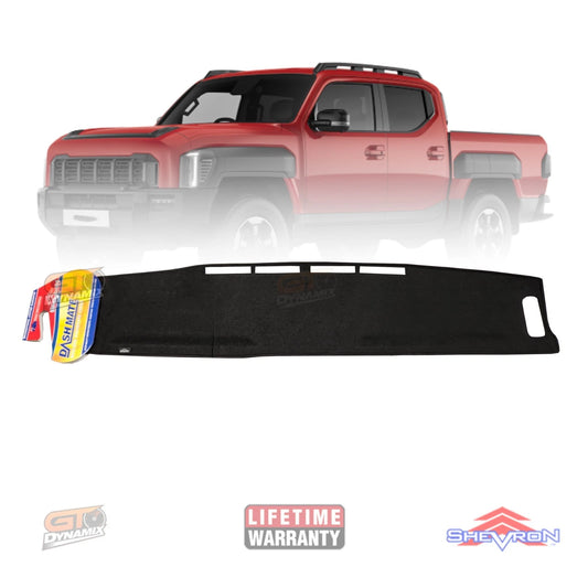 Shevron Black Dash Mat For Kia Tasman TK S SX & SX+ 2/2025-2026 DM1748