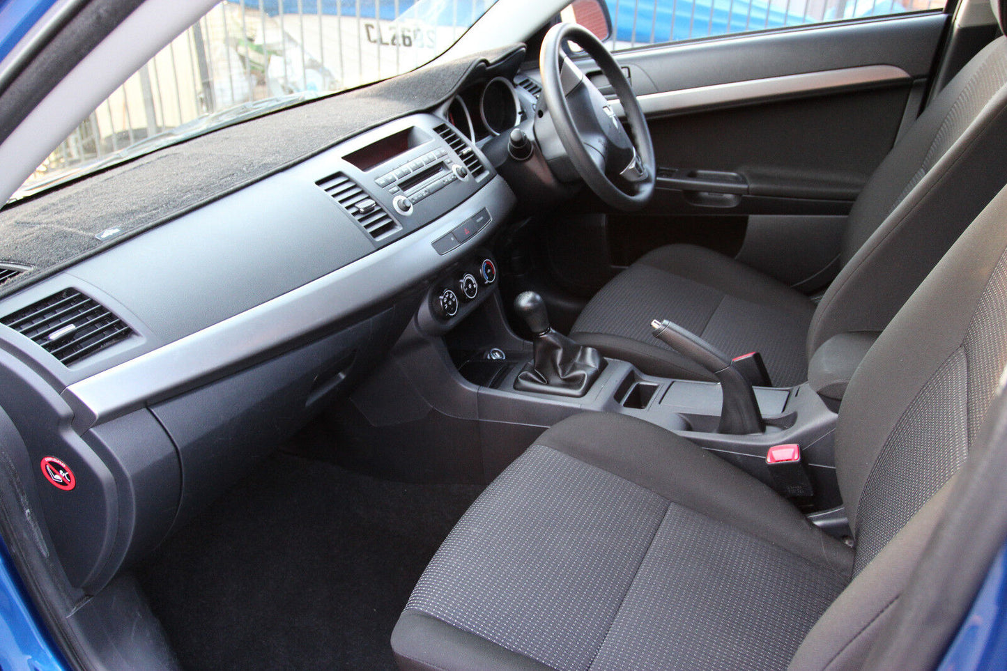 Shevron Dash Mat MITSUBISHI LANCER CJ ES VR VRX XLS RALLIART 10/2007-2017 DM1067 Black