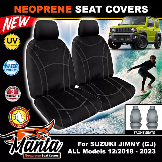 Manta Neoprene Front Seat Covers For SUZUKI Jimny GJ 12/2018-2024
