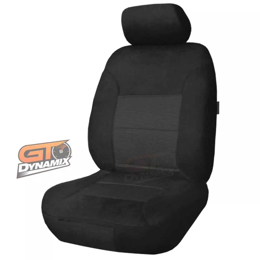 Premium Seat Covers 3 Rows Charcoal Grey For Toyota PRADO 150 Series GXL VX Kakadu GX 2009-2021