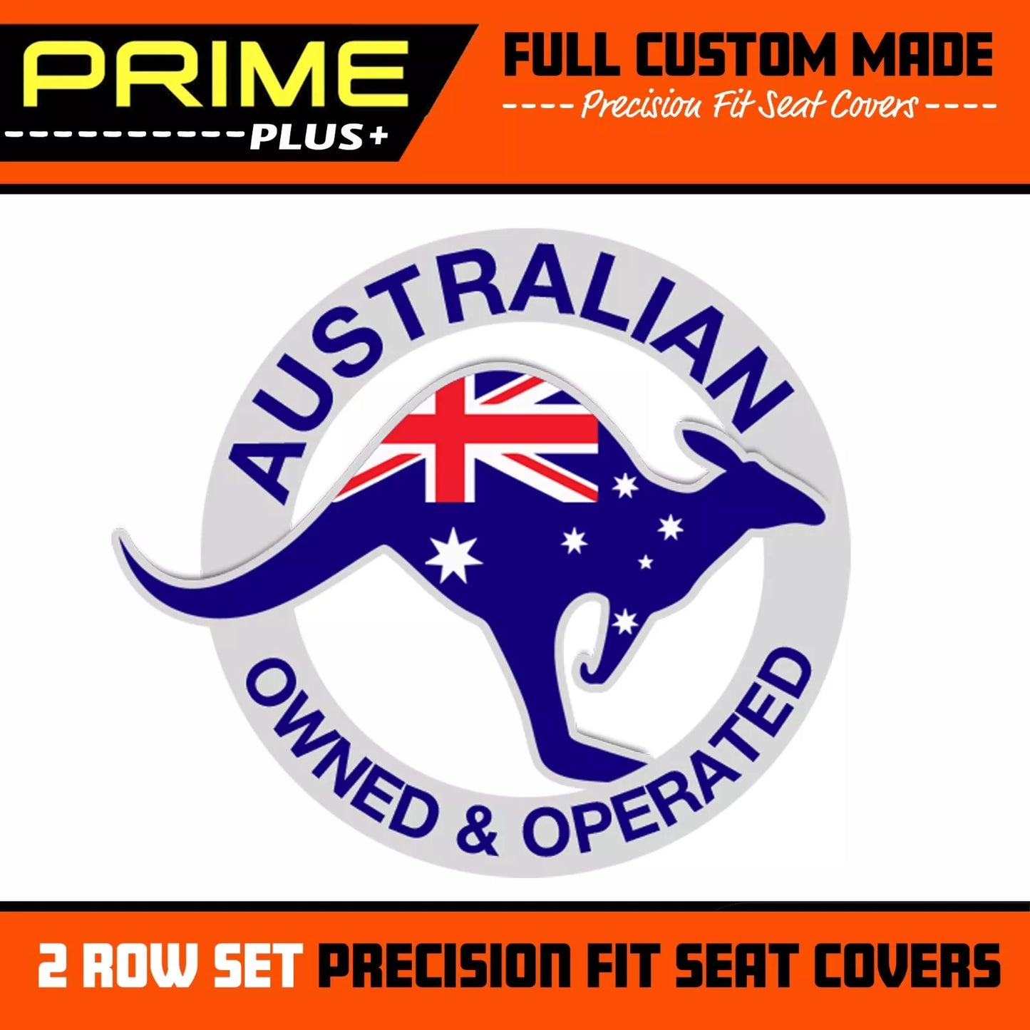 PRIME PLUS Seat Covers Front Black For Isuzu D-MAX TF SX SINGLE CAB Bucket Seat 2020-2024
