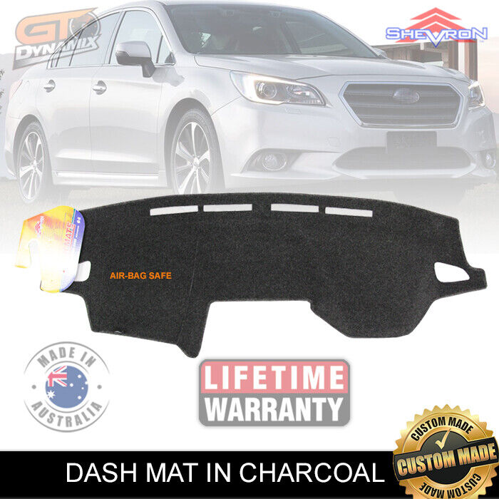 Shevron Dash Mat Subaru Liberty GEN 6 Sedan+ Wagon 12/2014-6/2020 DM1382 Charcoal