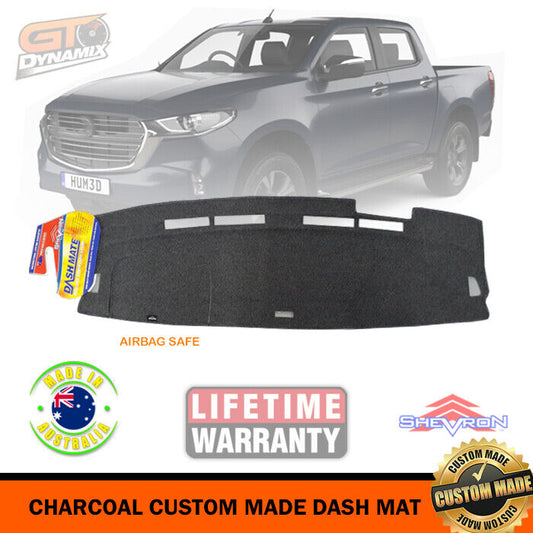 Shevron Dash Mat Mazda BT50 TF XT XTR BT-50 7/2020-2024 DM1591 Charcoal