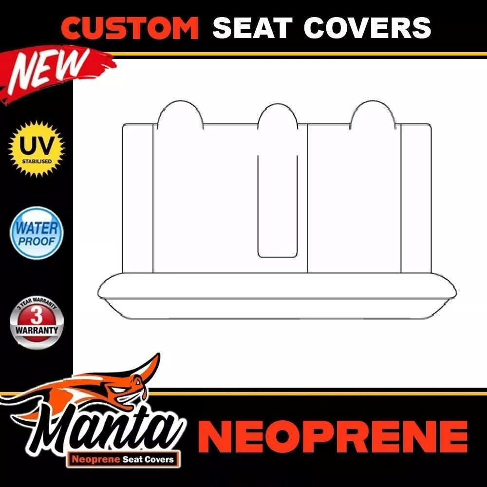 Manta Neoprene Rear Seat Covers For TOYOTA AURION GSV50R AT-X SEDAN 2012-8/2017
