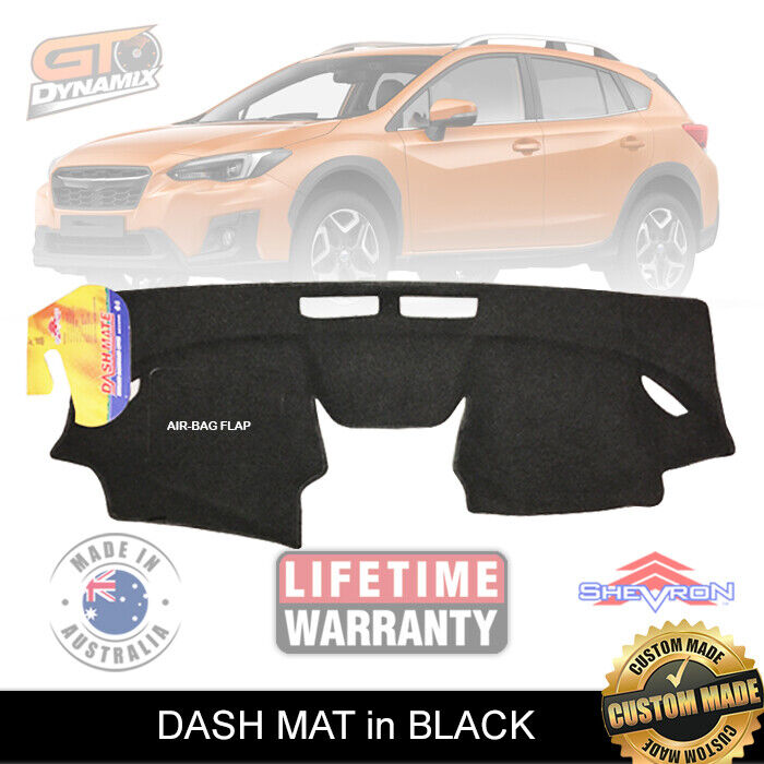 Shevron Dash Mat Subaru XV G5X All Models 2.0i 2.0i-20L 7/2018-2024 DM1462 Black