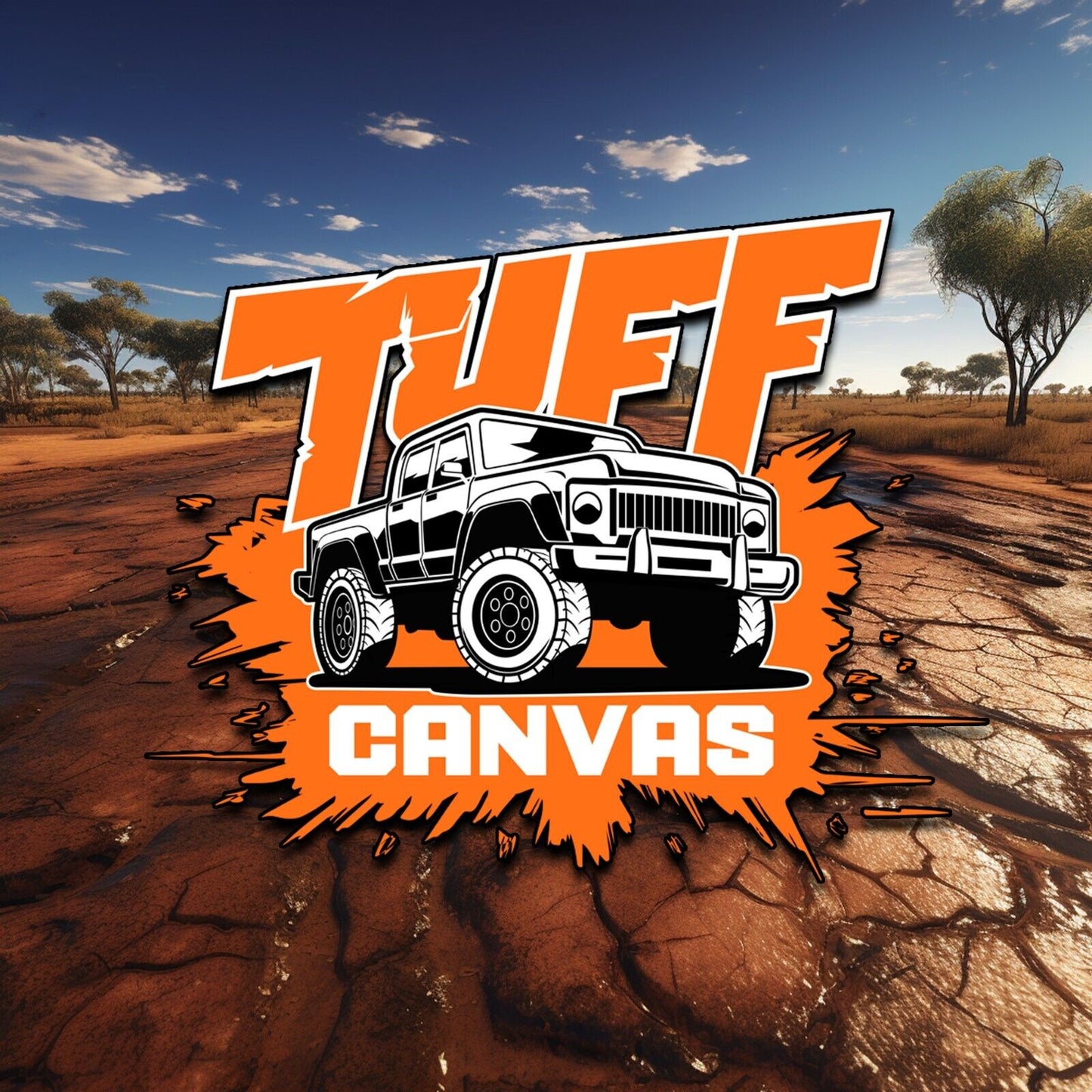 Tuff Canvas Seat Covers 2 Rows For Isuzu D-MAX TF LS-M LS-U X-Terrain 7/2020-2021 Black