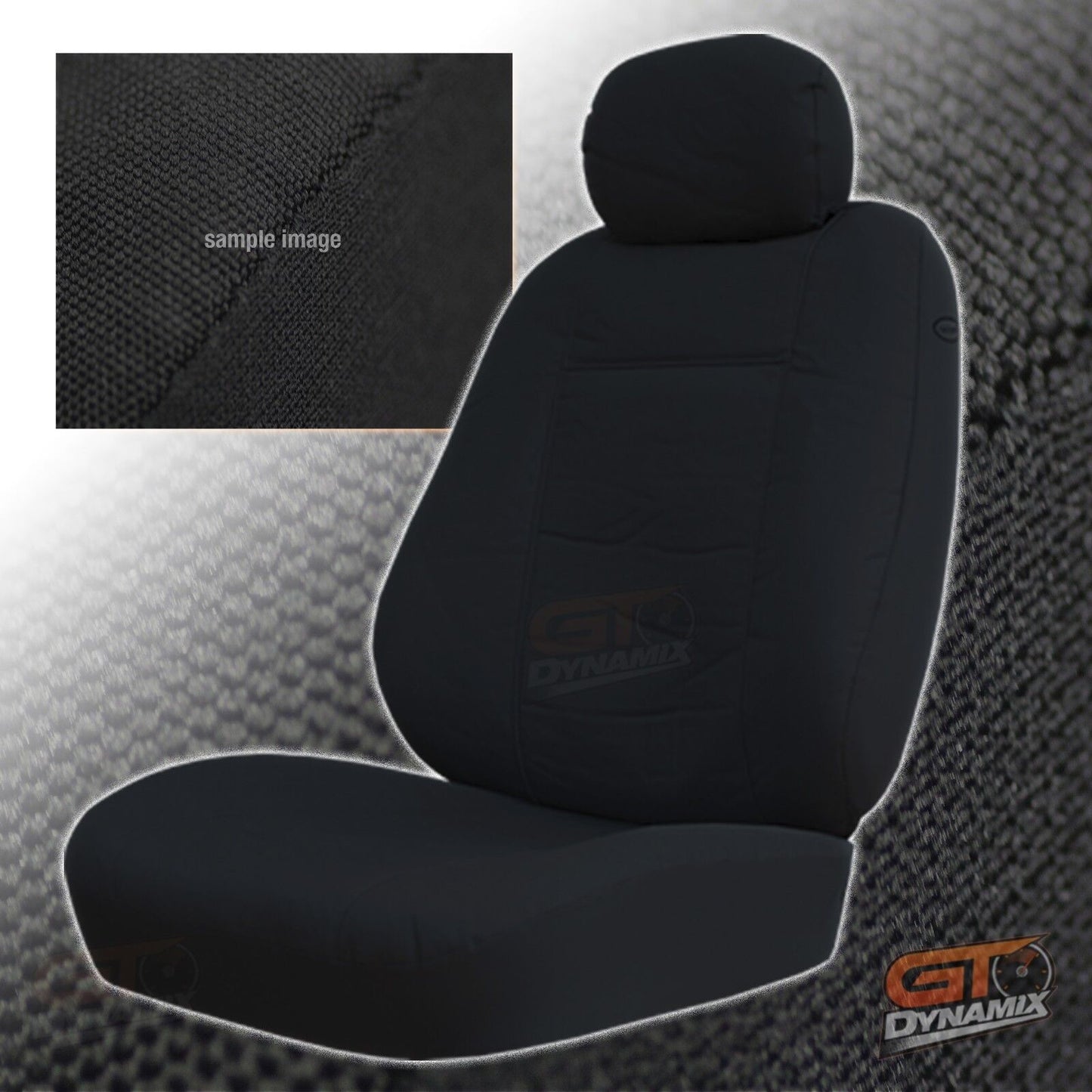 Tuff Canvas Seat Covers 2 Row For Holden Colorado RG CREW Cab LS LT LTZ 9/2016-2018 Black